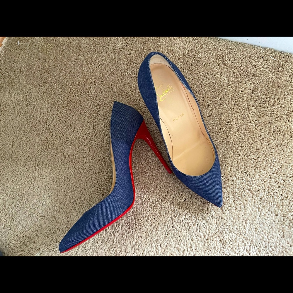 Christian Louboutin Denim pumps